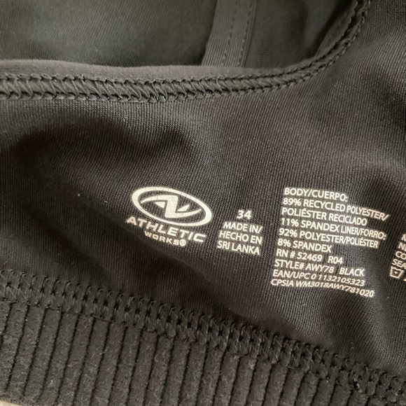 Athletic Works Black Activewear Top - Picture 3 of 3